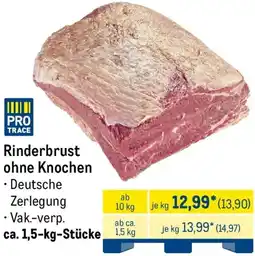 METRO Rinderbrust ohne Knochen Angebot
