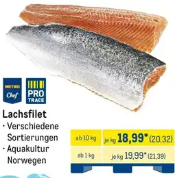 METRO METRO Chef Lachsfilet Angebot