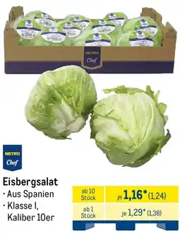 METRO METRO Chef Eisbergsalat Angebot