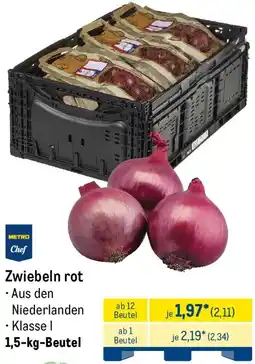 METRO METRO Chef Zwiebeln rot Angebot