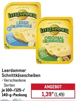 METRO Leerdammer Schnittkäsescheiben Angebot