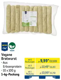 METRO METRO Chef Vegane Bratwurst Angebot