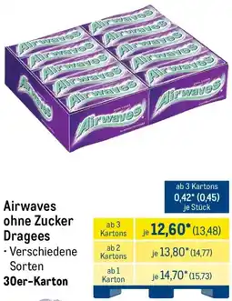 METRO Airwaves ohne Zucker Dragees Angebot