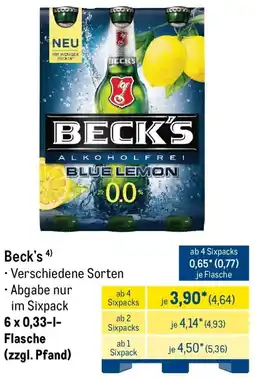 METRO Beck's Angebot