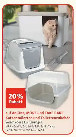 Fressnapf auf AniOne, MORE und TAKE CARE Katzentoiletten und Toilettenzubehör Angebot