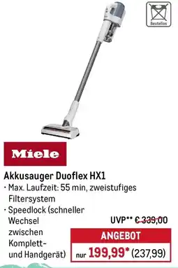 METRO Miele Akkusauger Duoflex HX1 Angebot