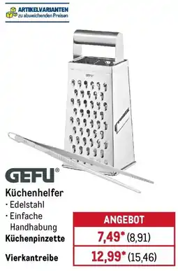 METRO GEFU Küchenhelfer Angebot