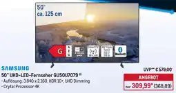METRO SAMSUNG 50" UHD-LED-Fernseher GU50U7079 Angebot