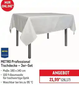 METRO METRO Professional Tischdecke 3er-Set Angebot