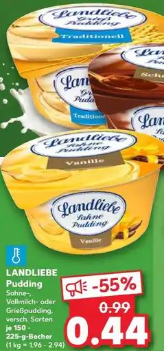 Kaufland LANDLIEBE Pudding Angebot