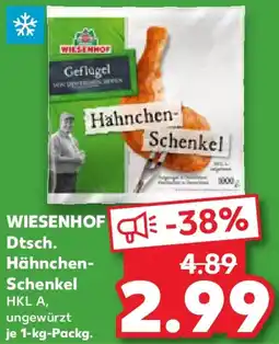 Kaufland WIESENHOF Dtsch. Hähnchen Schenkel Angebot