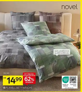 Novel flanell-bettwäsche-garnitur berry