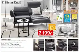 XXXLutz Dieter knoll leder-sofa 2-sitzig Angebot