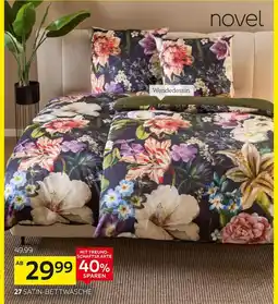 XXXLutz Novel satin-bettwäsche-garnitur „flower“ Angebot