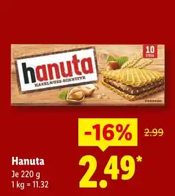Lidl Ferrero hanuta Angebot