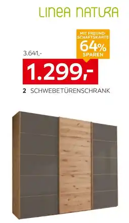 XXXLutz Linea natura schwebetürenschrank 3-türig Angebot
