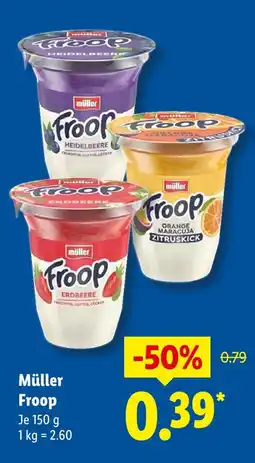 Lidl Müller froop heidelbeere Angebot
