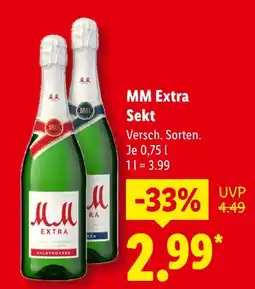 Lidl Mm extra halbtrocken Angebot