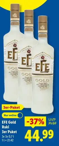 Lidl Efe gold raki Angebot