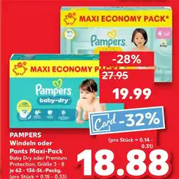 Kaufland Windeln oder pants maxi-pack Angebot