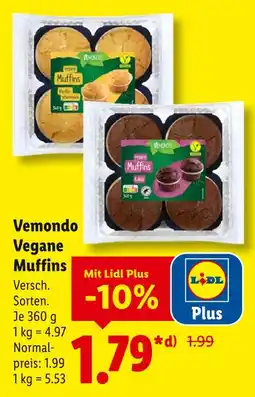 Lidl Vemondo vegane muffins vanille Angebot