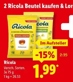 Lidl Ricola ricola Angebot