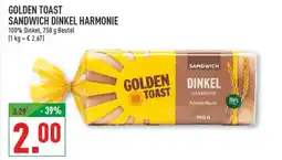 Marktkauf Golden toast sandwich dinkel harmonie Angebot