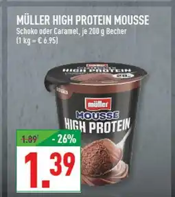 Marktkauf Müller high protein mousse schoko Angebot