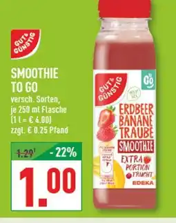 Marktkauf Gut & günstig smoothie to go Angebot