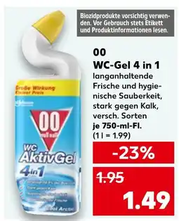 Kaufland 00 wc-gel 4 in 1 Angebot