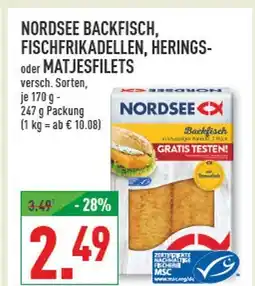 Marktkauf Nordsee backfisch Angebot