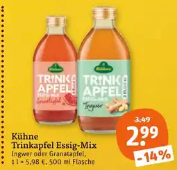 tegut Kühne trinkapfel essig-mix granatapfel Angebot