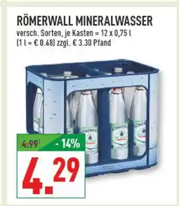 Marktkauf Römerwall mineralwasser Angebot