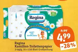 tegut Regina kamillen-toilettenpapier Angebot