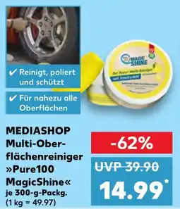 Kaufland Mediashop multi-oberflächenreiniger pure100 magicshine Angebot