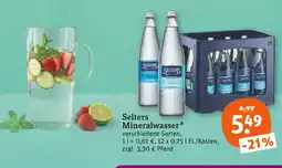 tegut Selters mineralwasser Angebot