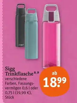 tegut Sigg trinkflasche Angebot