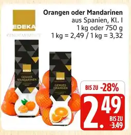 Marktkauf Edeka genuss orangen Angebot