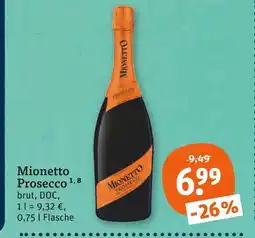 tegut Mionetto prosecco Angebot