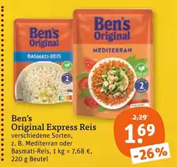 tegut Ben's original basmati-reis Angebot