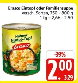Marktkauf Erasco eintopf oder familiensuppe Angebot