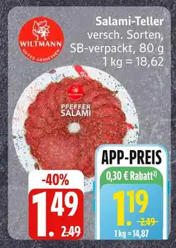 Edeka Wiltmann salami-teller Angebot
