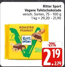 Marktkauf Ritter sport vegane tafelschokolade Angebot