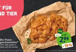 tegut Bio-puten-geschnetzeltes Angebot