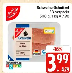 Marktkauf Gut & günstig schweine-schnitzel Angebot