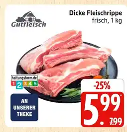Marktkauf Gutfleisch dicke fleischrippe Angebot