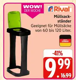 Marktkauf Rival müllsackständer Angebot
