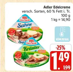 Marktkauf Adler edelcreme sahne Angebot
