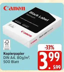 Marktkauf Canon black label premium kopierpapier Angebot