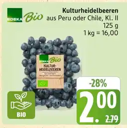 Marktkauf Edeka bio kulturheidelbeeren Angebot
